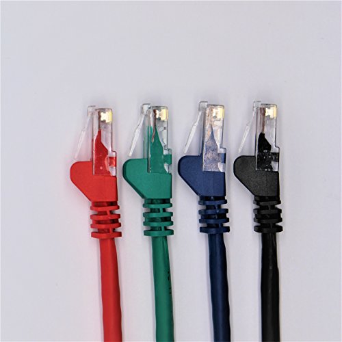 RGB Networks Ltd 5-Pack 0.5m RJ45 Cat 6 Ethernet Patch LAN Network Cable yellow