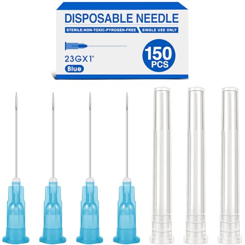 Image of 150 Pack 23 Ga 1 Inch Lab Accessories, Industrial Dispensing Accessories, Individually Packaged