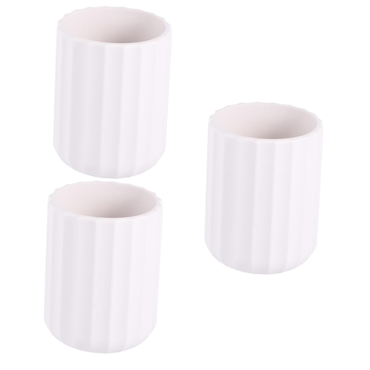 Organisateur de bureau design simple blanc en silicone haut de gamme