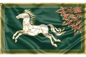 Rohan Horse Helm's Deep Warrior Flag Banner LOTR Movies Shire Medieval