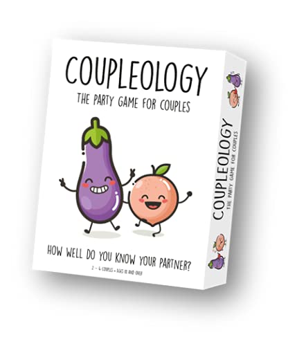 PETERKIN | Coupleology - The party game for couples | How well do you know your partner? Remember… it's just a game! | Party Games | For 2-4 Couples | Ages 18+
