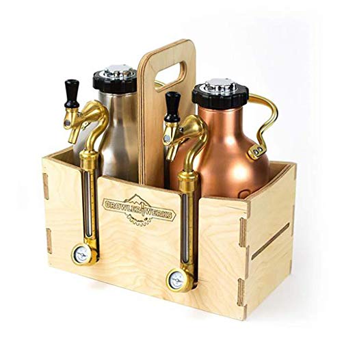 GrowlerWerks uKeg 64 - Caja de transporte de madera Cover