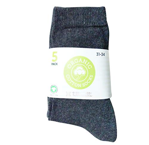 98% Organic Cotton Children Kids Boy's Girl's Socks (5-pack)3