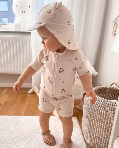 Image of Boys One Piece Swimsuit Whale Dolphin Bathing Suit Zipper Rash Guard Kid Short Sleeve Swimwear Shark Beach Wear UPF50+