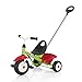 Produktbild Kettler Funtrike Emma - das coole Dreirad mit Schiebestange - Kinderdreirad für Kinder ab 2 Jahren - stabiles Kinderfahrzeug inkl. kippbarer Sandschale - grün & rot