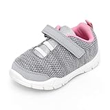 Simple Joys by Carter's Girls Knitted Unisex Athletic Shoe Sneaker, Silver, Numeric_10 Toddler