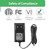 9V 2A Power Supply Adapter, 5.5x2.1mm Tip-Positive Plug, 18W AC to DC Power Adapter, UL FCC ETL RoHS Certified, 2-Pack, for Arduino, Schwinn Bike, Lansinoh Pump and More