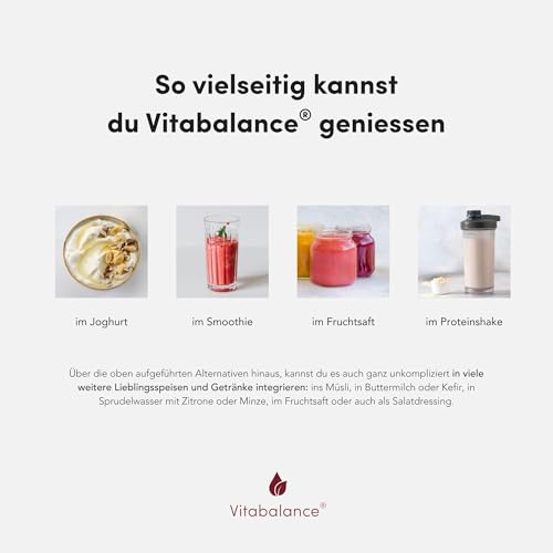 Vitabalance® Mikronährstoffkonzentrat 500 ml – 128 Zutaten inkl. fermentiertem Obst und Gemüse – für die tägliche Nährstoffversorgung | Vegan | 1-Monats-Vorrat