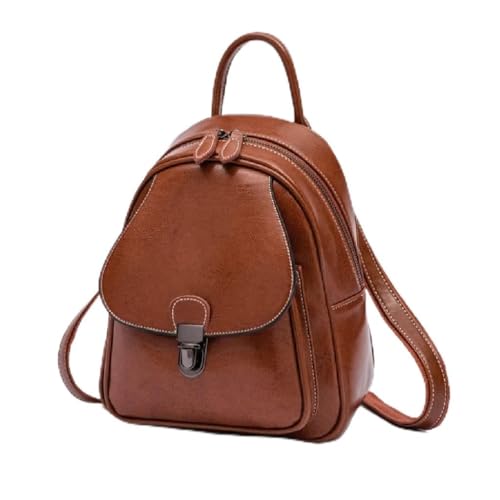 Sac à dos en cuir de vachette véritable finitions maroquinerie haut de gamme