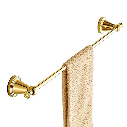 Preisvergleich Produktbild KYKDY Gold Finish Messing Bad Hardware Set Toilettenpapierhalter Zahnbürstenhalter Handtuchhalter Wand Bad Zubehör Set, einzelne Handtuchhalter
