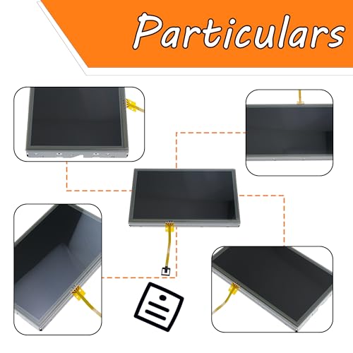 Image of 8 inch inch Sync 2 Radio Information Touch Screen Display Compatible for 2013-2015 Ford F250 F350 2011-2014 Ford Edge Replace# LQ080Y5DZ03 DB5T-18B955-FA