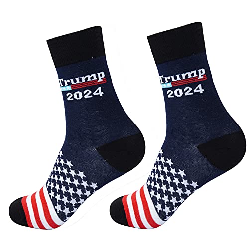 Trump 2024 socks Let's Go Brandon Socks Novelty Gift Donald Trump Socks 2024 Take America Back Funny Gag Gifts for Trump Fans