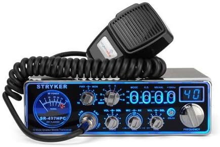 STRYKER SR-497HPC 10 Meter 100W+ Radio UP-Armored Receiver W/ 12 Color Lights