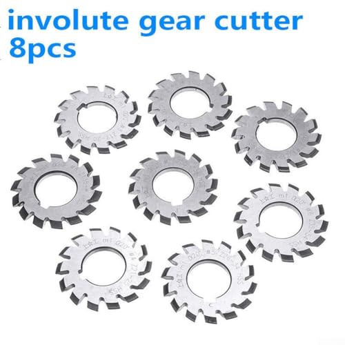 Cookiblend G99DE54896Z314RMLF16F5 8Pcs Involute Gear Cutters thumb #2
