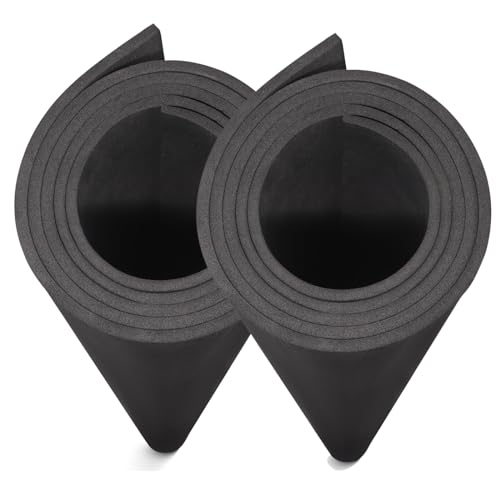 Image of MEARCOOH 2-Pack Large EVA Foam Sheets, Black 6mm EVA Foam Cosplay (1mm to 6mm), 35.5 inch x 59 inch Sheet Premium High Density 86 kg /m3 for Craft, DIY Projects (2PCS Black 6mm)