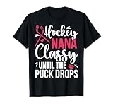 Hockey Nana Funny Grandma Nana Of A Hockey Player T-Shirt