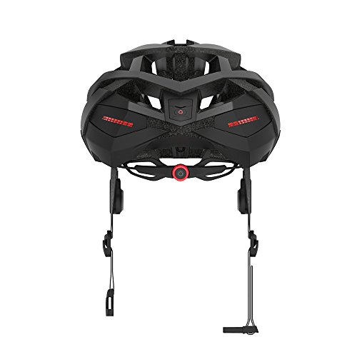 Coros Omni Smart Cycling Helmet w/Bone Conduction Audio, LED Tail Lights, SOS Alert Removable Visor | Adjustable Sizing | Connects via Bluetooth Music, Calls Navigation - Thumbnail 2