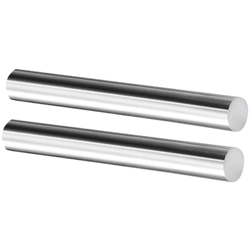 Stainless Solid Round Rod，Solid Round Shaft Rods, Diameter 15mm, 2Pieces of Metal Solid Rod Mechanical Partsparts,Length 500mm (Size : Length 200mm)