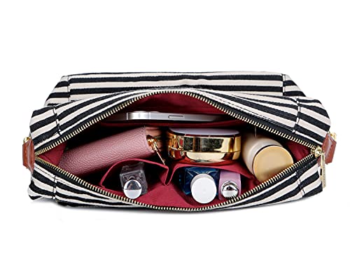 Baosha Xs-04 Canvas Travel Toiletry Bag Shaving Dopp Case Kit For Women And Ladies (Black) #TOP5