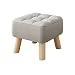 Reposapies Cuadrado Reposapiés De Madera Maciza Para El Hogar con Pies Antideslizantes Cubierta De Taburete Extraíble y Lavable Reposa Pies Trabajo Oficina Muebles Para Sala De Estar Dormitorio