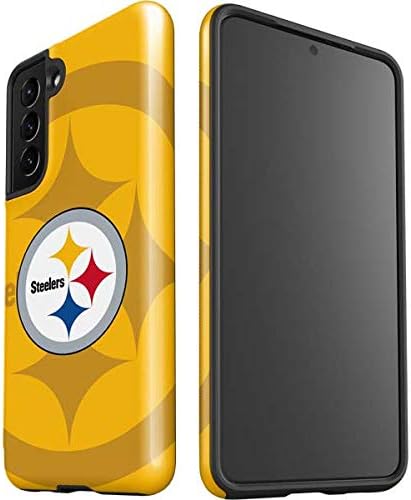 Skinit Pro Phone Case Compatible with Galaxy S21 5G - Officially Licensed NFL Pittsburgh Steelers Double Vision Design