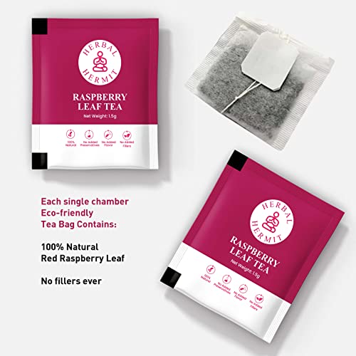 Red Raspberry Leaf Tea (25 Tea Bags)| Supports Fertility, Pregnancy, Prenatal Labor And Uterus Health| Caffeine Free #TOP2