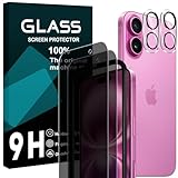 対応 iPhone 16 ガラスフイルム 覗き見防止 ガイド枠付き 【2+2 枚セット-国産旭硝子】 iPhone16 覗き見防止 フィルム 2枚 + レンズ保護フィルム 2枚 アイフォン 16 液晶 保護フィルム プライバシーフィルム 強化ガラス 【 硬度9H 耐衝撃 飛散防止 超薄 厚さ0.26mm 気泡ゼロ 3D Touch対応 高感度 撥油性 指紋防止 超耐久 ラウンドエッジ加工 】 S-IP16-FK1