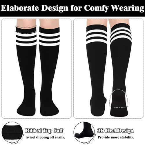 Sarfel Knee High Socks for Woman Knee Socks for Women Cotton Long Sock Tall Sock Women Halloween Costumes Knee High Stockings2