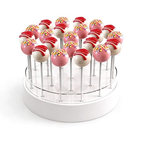 GOURDBRO Cake Pop Ständer - 22 Löcher Lolly Ständer Candy Bar - Cake Pops Halter zum Dekorieren und Präsentieren von Cake Pops Perfekt für Kindergeburtstag - Hochzeit Partydekoration