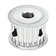sourcing map Synchronzahnrad 20 Zähne 10mm Bohrung Zahnriemenscheibe 21mm Breit Gürtel DE de