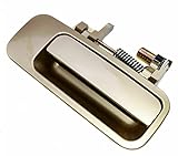 Eynpire 8045 Exterior Outside Outer Rear Right Passenger Side Beige/Gold Door Handle For 1997 1998 1999 2000 2001 Toyota Camry
