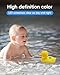 b&h Duck Rechargeable Baby Bath Thermometer - Fast Temperature Reading, Digital Water Thermometer for Bathtub and Room, Safety Infant Floating Bath Toy, Baby Bath Essentials