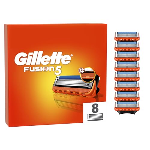 Gillette Fusion5 Recambios Para Maquinillas De Afeitar Para Hombre, 8 Recambios Para Máquina De...