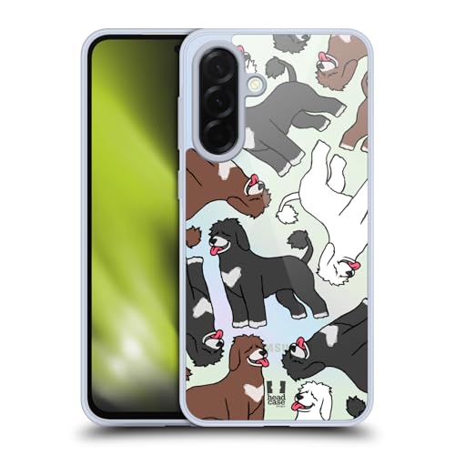 Head Case Designs Portuguese Water Dog Breed Patterns 8 Gel Case [Military Grade Protection] Compatible with Samsung Galaxy A36 5G