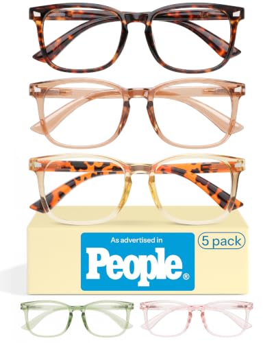 Image of CCVOO Reading Glasses for Women, Eye glasses, Blue Light Readers for Women, Cheaters