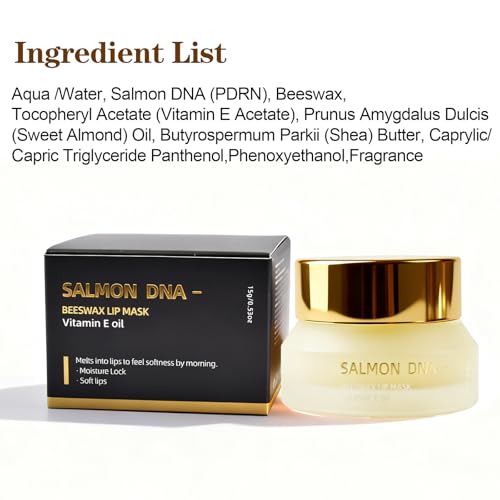 PDRN Lip Sleeping Mask Glow Balm with Salmon PDRN & Collagen - Deep Hydration, Non-Sticky Overnight + Daily Lip Care, Moisture Lock for Dry, Chapped Lips — view 6