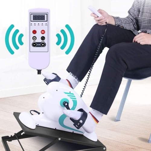Elektrische pedaaltrainer Draagbare fitness-hometrainer Knie-beenoefening Trapmachine Verstelbare fitness-revalidatieapparatuur voor senioren - Afbeelding 3