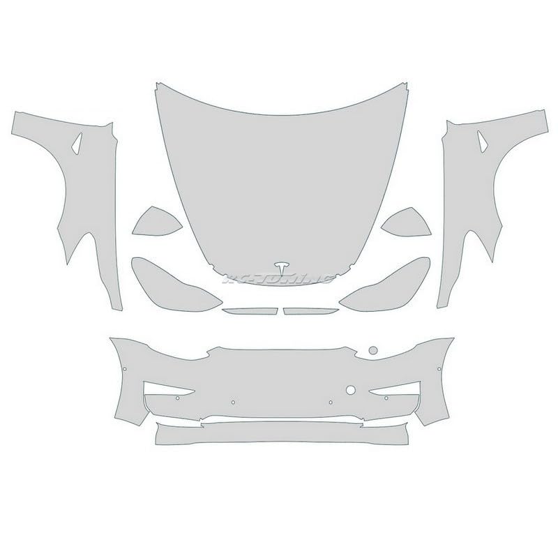 Kit PPF delantero para Tesla Model 3 lámina protectora para viajes largos carretera