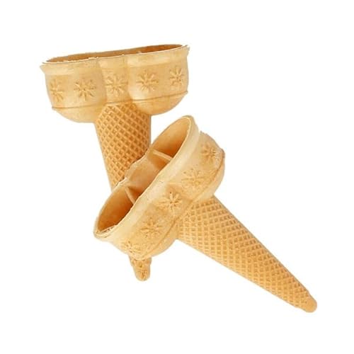 PATISDECOR - Cornets à glace en azyme aux édulcorants - 2 boules (x 18)
