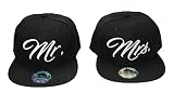 beybey Casquette snapback King Queen Mr Mrs Brother Sister Partner Caps Camouflage, MR. & RS., Taille Unique