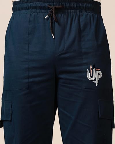 Image of TOPLOT Cotton Multi-Pocket Cargo Pant for Men