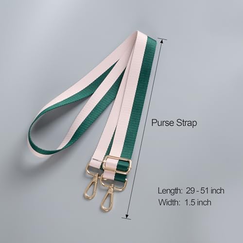 Image of chushui Woven Stripe Purse Straps,Replacement Crossbody Wide Shoulder Adjustable Strap for Bag Handbags