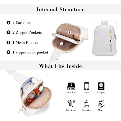Image of INICAT Lightweight Small Crossbody Sling Bag for Women | Mini Travel Purse,Multi-pocket with Card Slots,Durable Vegan Leather,Everyday Carry