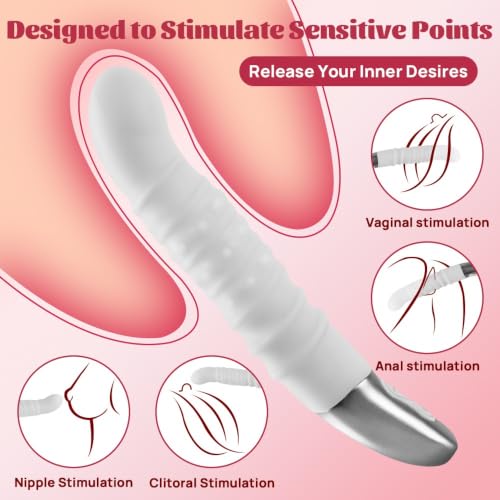 360° Rotating Beads G Spot Vibrator 9in Dildo Vibrator for Women - Image 3
