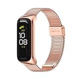 Tecnología de procesamiento CNC: la correa de reemplazo de Samsung Galaxy Fit 2 está hecha de acero inoxidable de alta calidad y está equipada con una caja de aleación de zinc. Duradero, resistente al sudor y nunca se desvanece.