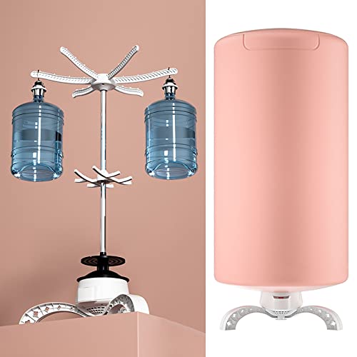 Warm Air Drying Rack Wardrobe, 900W Heated Clothes Airer Dryer Quick Drying Machine, Electric Washing Drying Airer, Energy-Efficient, Timer 240mins Adjustable, Max Load 15kg (Color : Blue)