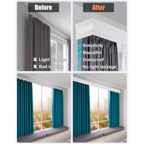 Caja ajustable 3 en 1 para ventana ideal para decorar salones elegantes 4