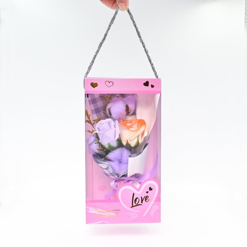 Image of Cortina Artificial Flowers for Decoration | Aesthetic Room, Home, Living Room & Bedroom | Artificial Flower Wall Decor | Great for Gifting - Pink - 12.5x7x25.5 CM