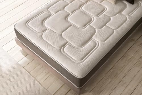 Moonia | Colchón Viscoelástico 80X190 KingMax Multizone | Máximo Confort | Altura +/- 30 cm | Antihongos, Antibacterias, Antiácaros | Pression Care System | Todas Las Medidas