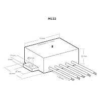 Kemo M122 Dämmerungsschalter 12 V/DC. Automatisches Ein- und Ausschalten bei Dämmerung / Tagesanbruch. Schaltausgang Relais 1x UM max. 3 A. Lichtstärke-Empfindlichkeit veränderbar – Ansicht 2